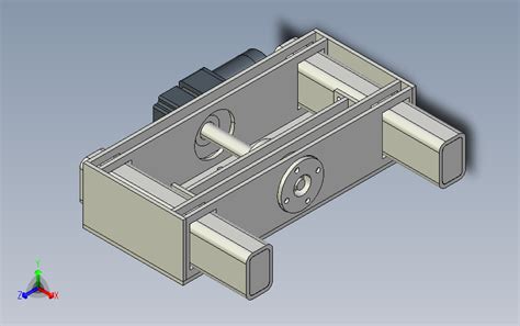 伸缩机构 Solidworks 2018 模型图纸下载 懒石网