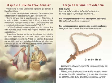 TERÇO DA DIVINA PROVIDÊNCIA 100 UNIDADES