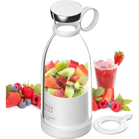 Portable Blender Bottle Cup Usb Rechargeable Electric Mixer