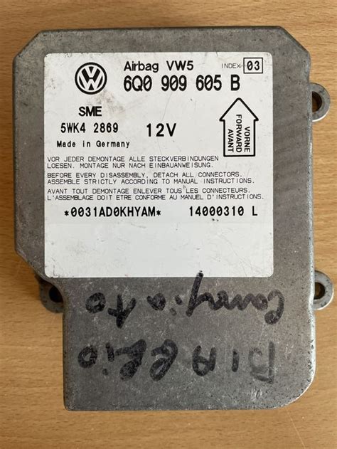 Airbag Sensor 202 VW 6Q0909605B Kaufen Auf Ricardo