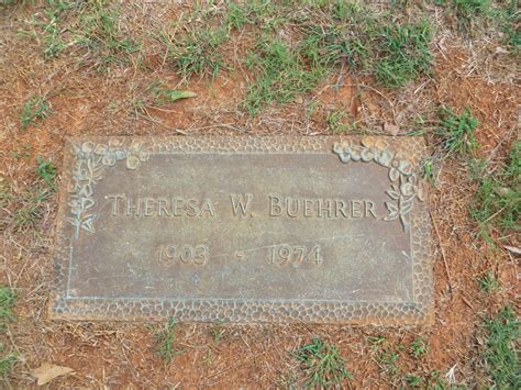 Theresa W Williams Nichols Buehrer Find A Grave Memorial