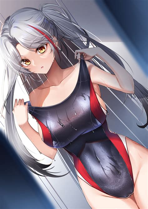 Al J Oppai Anime Ero Swim Prinz Eugen Azur Lane Prinz