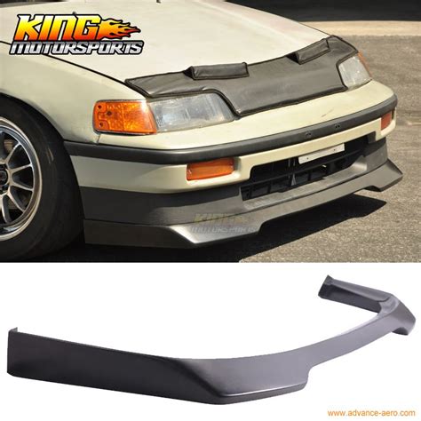 Evo Style Spoiler For Honda Crx Door Coupe Non Si Front