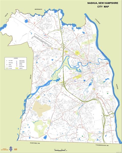 Nashua Street Map