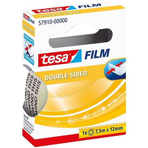 Tesa Ruban Adhésif Double Face Transparent 12 Mm X 7 5 M à Prix Carrefour