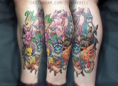 Eevee Evolution Tattoo