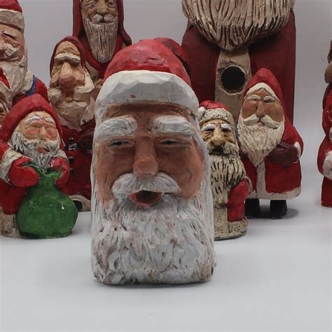 Large Santa Figurine Etsy