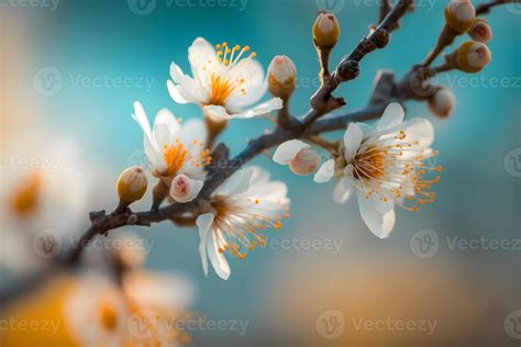 Photos Beautiful Floral Spring Abstract Background Of Nature Branches