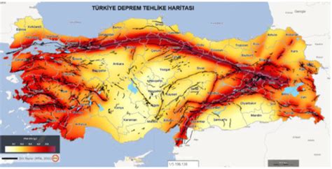 MTA DİRİ FAY HATTI HARİTASI Yenilenmiş MTA diri fay hattı haritası ile