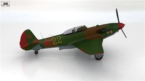 360 View Of Yakovlev Yak 9 3d Model Hum3d Store