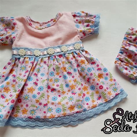 Kit moldes em PDF para roupas de boneca bebê Reborn 35 cm Elo7