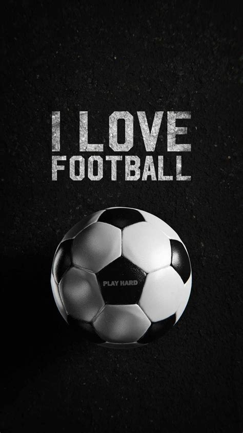 I Love Football iPhone Wallpaper | Football quotes, Football wallpaper ...