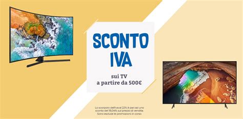 NO IVA Unieuro Su Tanti TV 4K Solo Per Oggi Sconti Per Prodotti