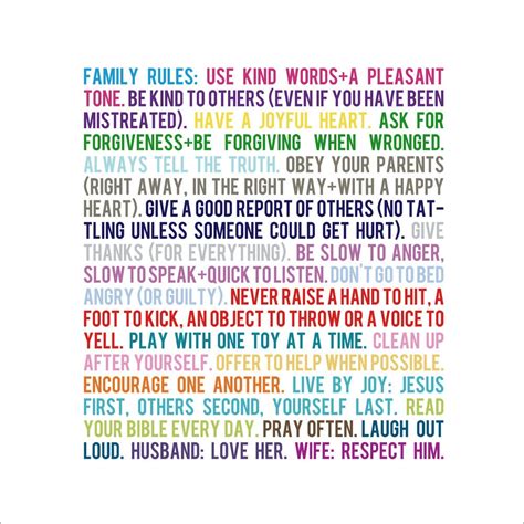The Print Shop by Lifeography — Mod Family Rules (Vibrant Hues)