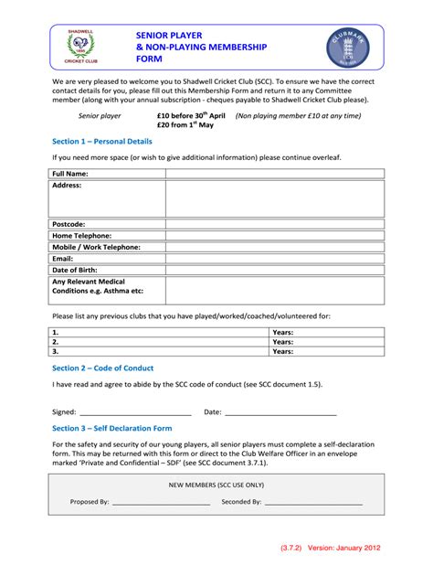 Cricket Team Registration Form Fill Out Sign Online DocHub