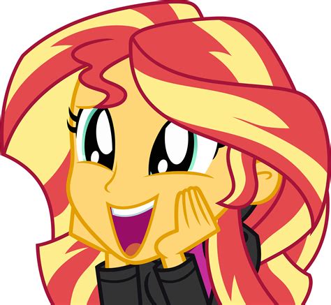 Mlp Eqg Sunset Shimmer A Vector By Luckreza8 Sunset Shimmer My