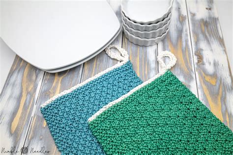 Free Easy Knitted Dishcloth Pattern For Beginners Video Instruction