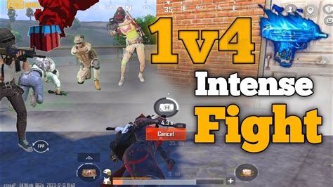 1v4 Intense Fight 🔥 Pubg Best Aggressive Gameplay 1v4 A12a78a72