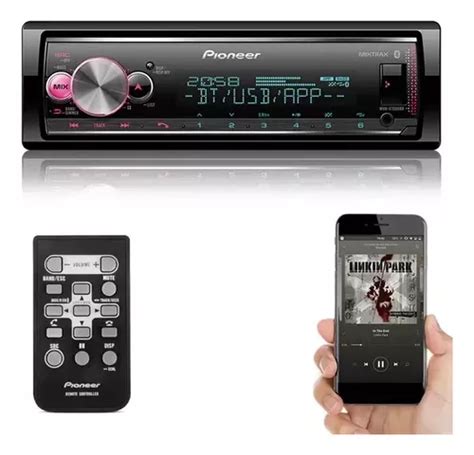 Som Automotivo Pioneer Mvh x7000br Bluetooth Controle Frete grátis