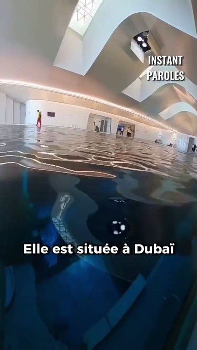 La piscine la plus profonde du monde Vidéo Dailymotion