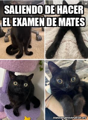 Meme Personalizado Saliendo De Hacer El Examen De Mates