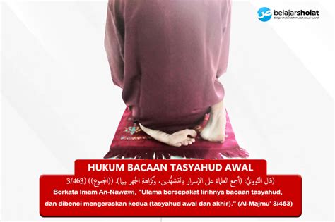 Bacaan Doa Tahiyat Tasyahud Awal Belajar Cara Sholat Lengkap