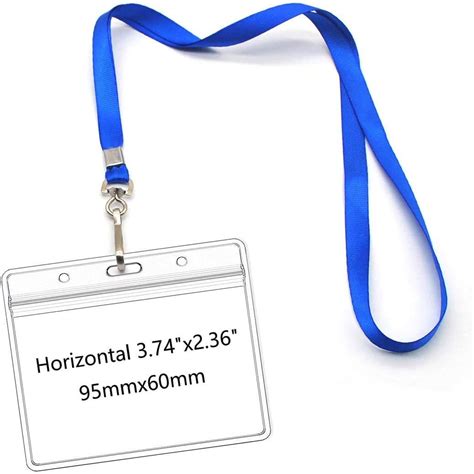 Amazon Lanyards With Id Holder Name Badges Waterproof Name Tag