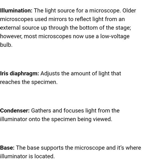 Please Explain The Compound Microscope Structure With A Diagram Science Cell Structure And