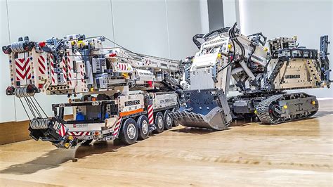 Lego Technic Liebherr Ltm Crane Park Moc By Jeroen Ottens Youtube