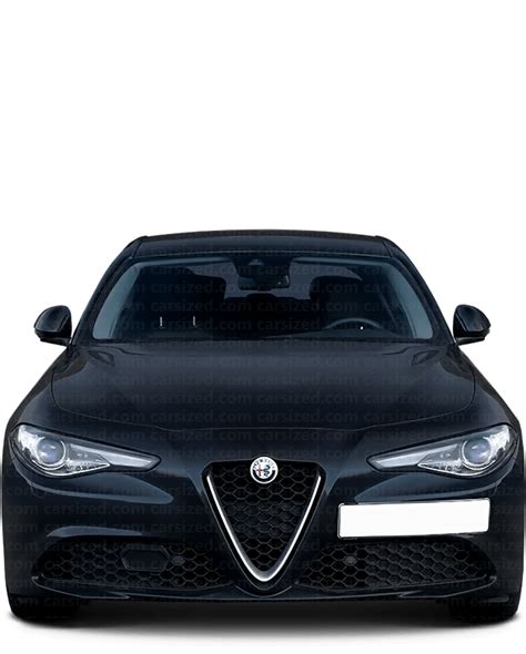 Alfa Romeo Giulia 2015 Present Dimensions Front View