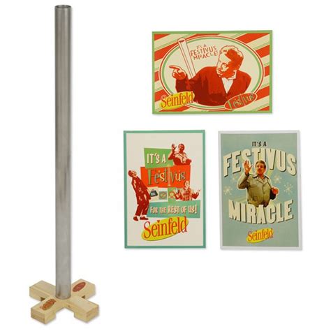 20″ Festivus Pole with Greeting Cards