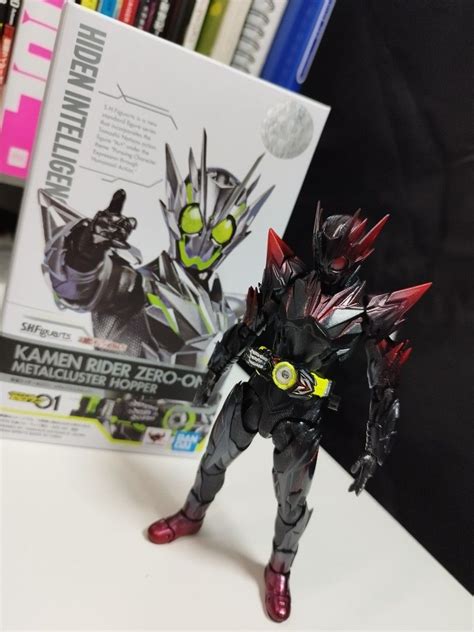 Custom Shf Kamen Rider Dark Metal Cluster Hopper Masked Rider Zero