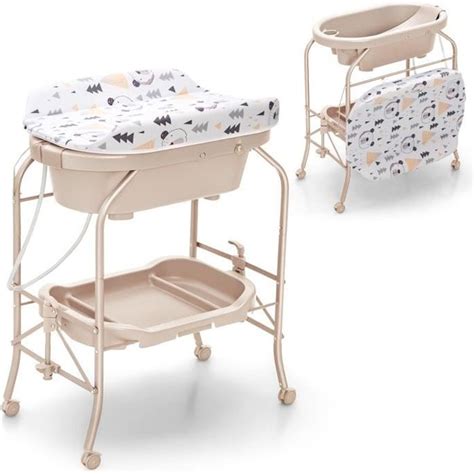 Dreamade En Table Langer B B Avec Baignoire L Pliable