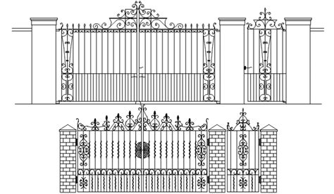 Autocad Gate Symbol