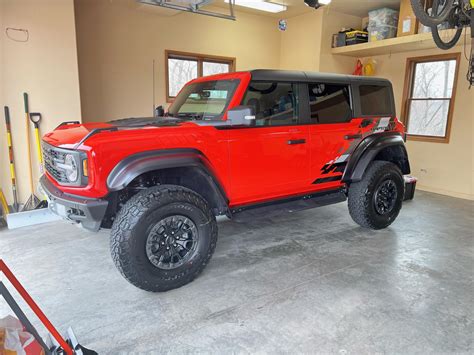 Code Orange Bronco Raptor With Xpel Ppf And Xpel Stealth On The Flares