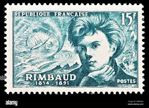 Franz Sische Briefmarke Jean Nicolas Arthur Rimbaud