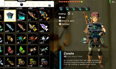 [TOTK] Maximum Amount of Each Material : r/zelda