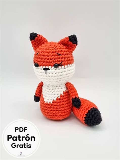 Malicia Zorro Amigurumi PDF Patrón Gratis 500 PDF Passo a Passo