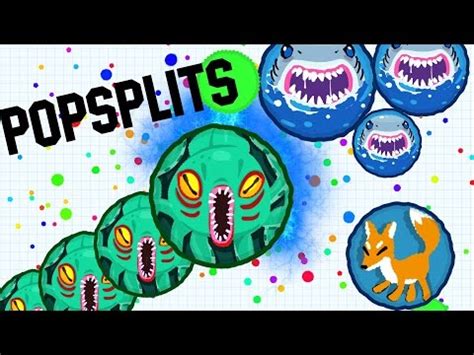 Agario City 40 Ultimate Pop Split Montage QUADRUPLE POP SPLIT