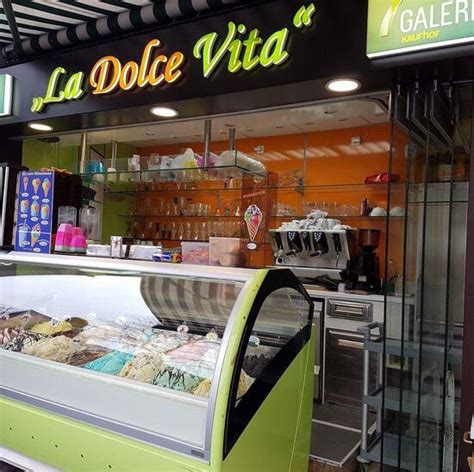 Carta De Eiscafe La Dolce Vita Bonn Koblenzer Strasse