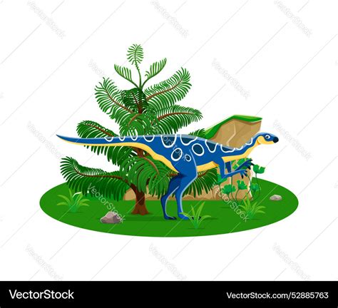 Hypsilophodon Prehistoric Dinosaur Character Vector Image