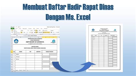 Detail Contoh Daftar Hadir Rapat Organisasi Koleksi Nomer