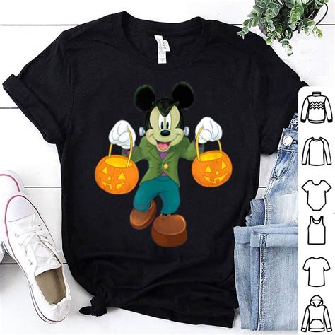 Awesome Disney Halloween Mickey Mouse Frankenstein Shirt Hoodie