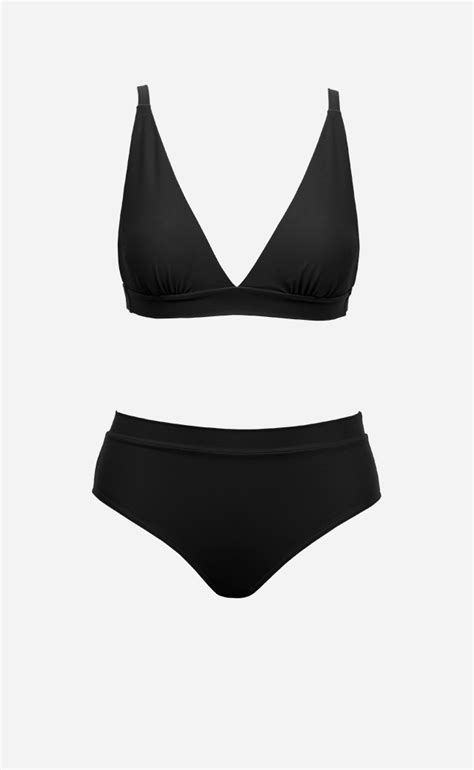 Triangle Bikini Bottom - Black - kaio swim - For all the women in you