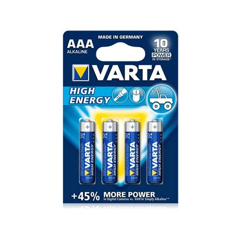 X Piles Aaa Varta High Energy Lr Bp