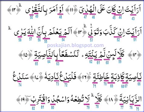 Hukum Tajwid Surat Al Alaq Ayat 1 19 54 Koleksi Gambar