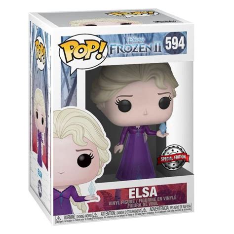 Funko Pop Disney Frozen 2 Elsa Into The Unknown Nightgown With Ice