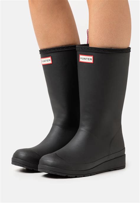 Hunter Original Womens Play Tall Insulated Boot Wellies Black