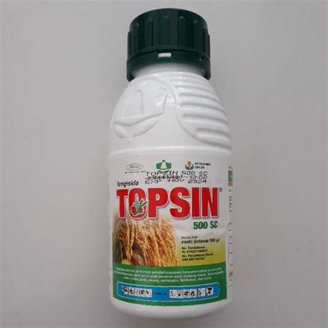 Jual Topsin M 500 Ml Fungisida Basmi Jamur Blas Daun Bercak Daun