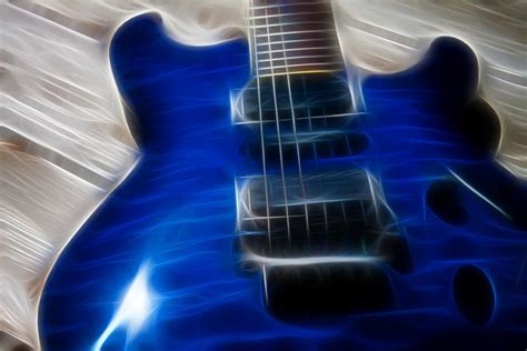 Blue Guitar Wallpaper by Ghostkyller on DeviantArt